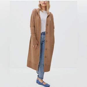 Everlane Cozy Stretch Duster Size L Excellent Condition, Minimal Piling